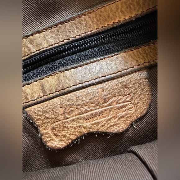 Vintage leather Jane Yoo Painted bag - Picture 6 of 12